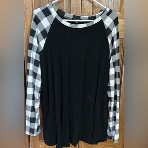 BUFFALO CHECK LADIES TOP/SIZE XXL
